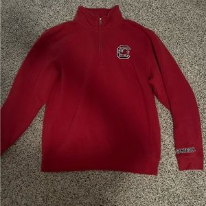 Maroon University of South Carolina Quarter Zip